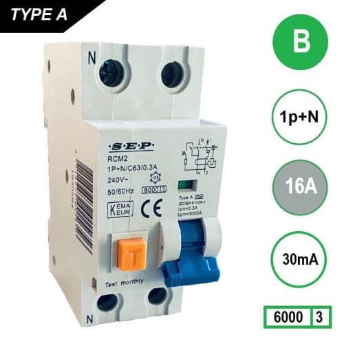 Aardlekautomaat SEP RCM2 